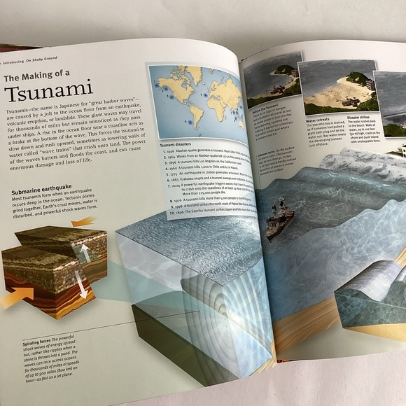 4 /💲20 🤑 Large Volcanoes & Earthquakes book - Picture 3 of 5